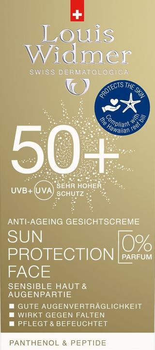 Actual product image Louis Widmer Sun Protection Face (SPF 50+, 50 ml)