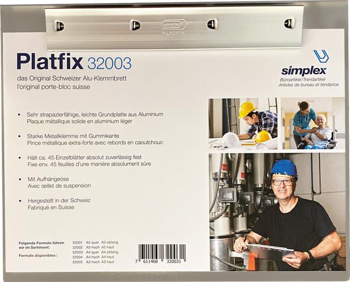Actual product image Simplex Blotting pad Platfix (21 x 29.5 cm)