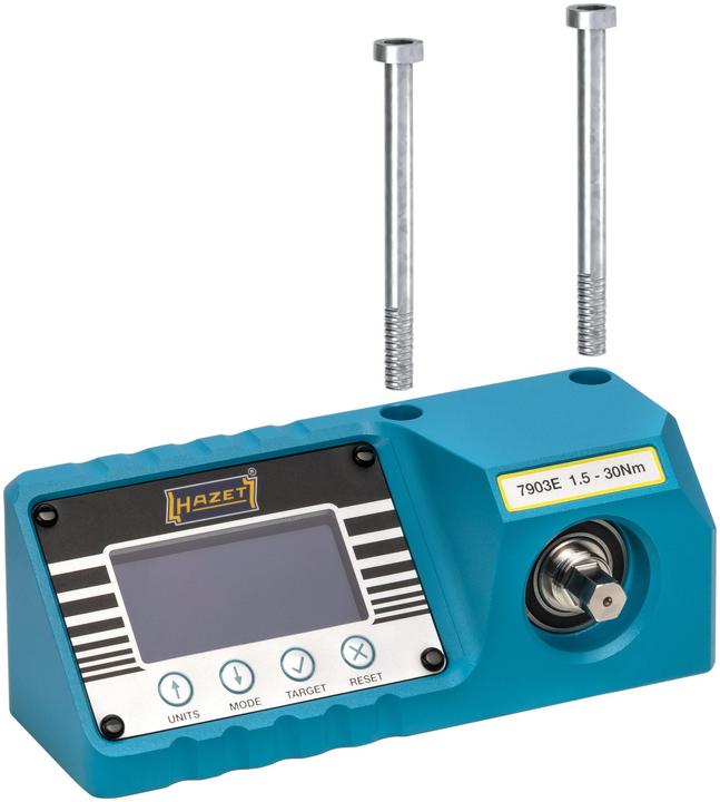 Immagine prodotto HAZET Apparecchio di controllo coppia ∙ elettronico ∙ 1,5 -30 Nm 7903E ∙ Nm min-max: 1.5 - 30 Nm ∙ … (1/4", 3/8", 1.50 - 30 Nm)