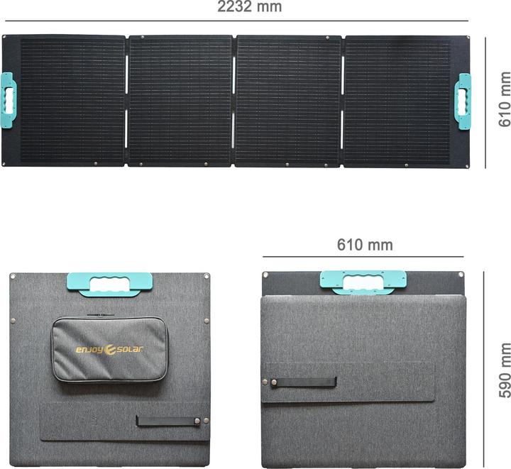 Produktbild Enjoy solar Helios Serie (200 W, 4.50 kg)