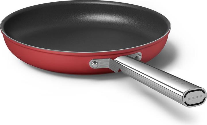 Immagine prodotto Smeg CKFF3001RDM Padella Ø 30 cm, rosso (Padella per friggere, Acciaio inossidabile, Alluminio)
