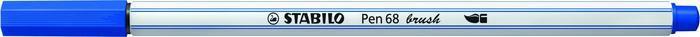 Actual product image STABILO Premium felt-tip pen with brush tip for variable line widths - Pen 68 brush - pack of 10 - u (Ultramarine blue, 1 x)
