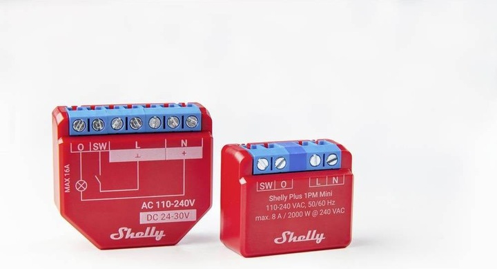 Actual product image Shelly Plus 1PM Mini (Switch actuator)