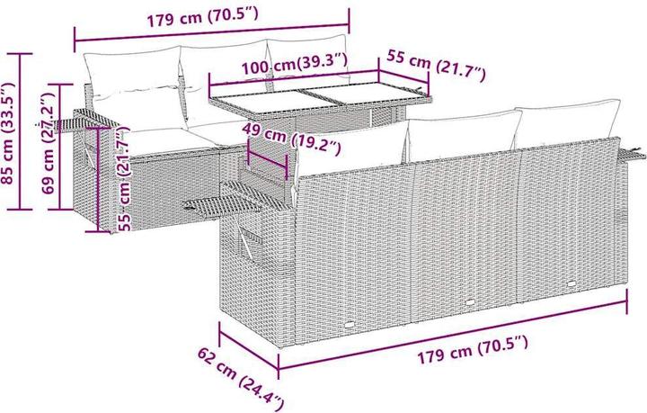 Produktbild vidaXL Madison