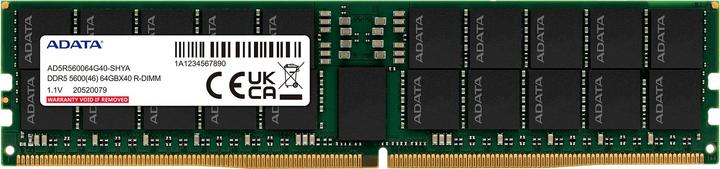 Produktbild Adata R-DDR5 32GB 5600-46 Server Single Tray (1 x 32GB, 5600 MHz, DDR5-RAM, DIMM)