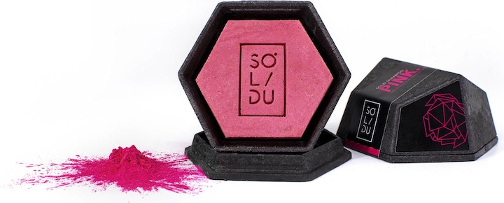 Solidu Shampooing-bar rose (Shampoing solide)