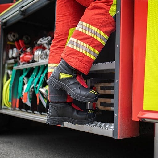 Produktbild Haix Feuerwehrstiefel "Fire Eagle Pro" 507511 mit Schnittschutz 45 (45)