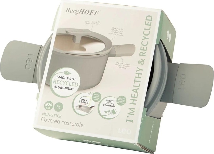 Immagine prodotto BergHoff Leo Kookpot riciclato + Deksel 2 (Alluminio)