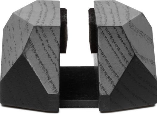 Oakywood Dock per laptop - Supporto per laptop in legno - Nero -