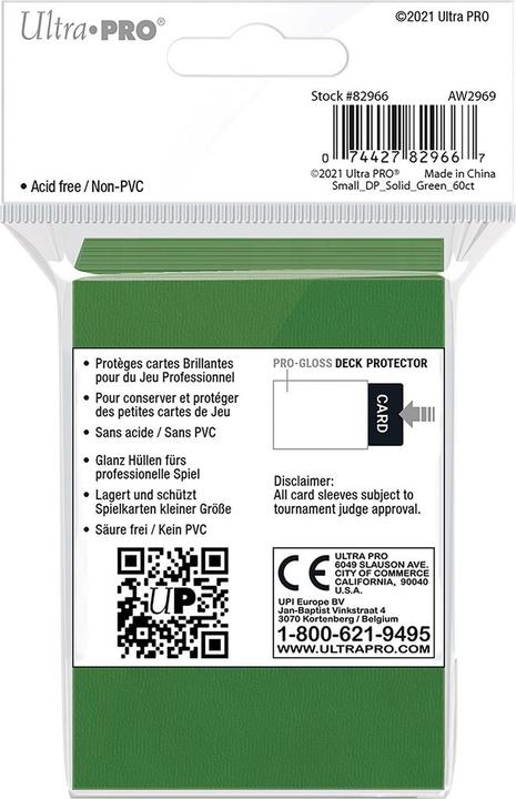 Actual product image Ultra Pro Deck protector sleeves