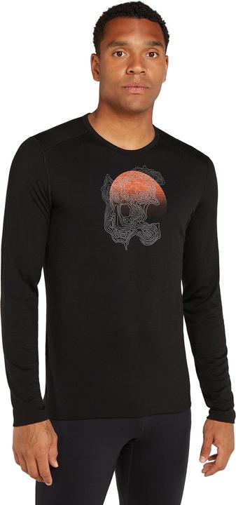 Actual product image Icebreaker Merino 200 Oasis L/S Crewe Ruapehu Round (M)