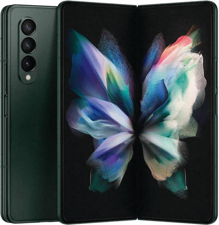 Produktbild Samsung Galaxy Z Fold3 5G EU (256 GB, Phantom Green, 7.60", SIM + eSIM, 5G)
