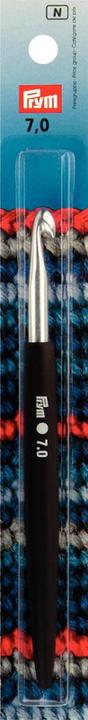 Produktbild Prym Häkelnadel Softgriff, silber 7.00 mm, 14 cm, Aluminium