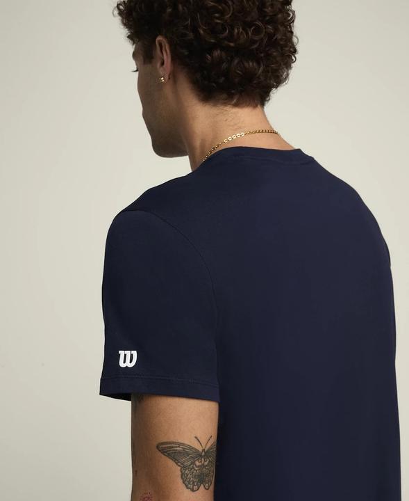 Actual product image Wilson Team Graphic T-Shirt Unisex Navy (M)