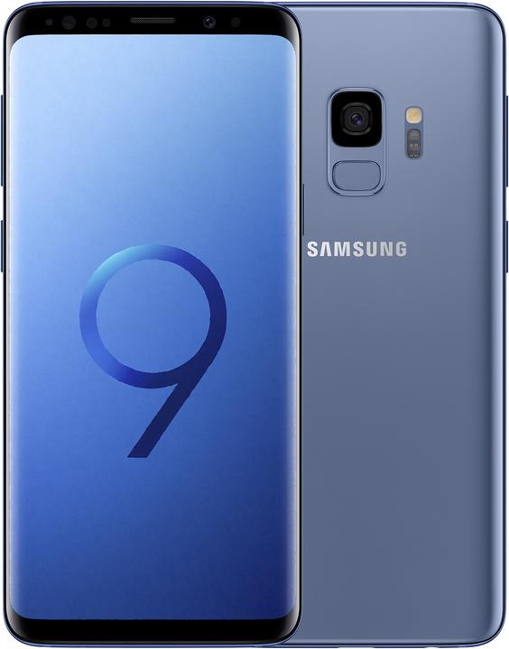 Samsung Galaxy S9 (64 Go, Coral Blue, 5.80", Double SIM hybride, 12 Mpx, 4G)