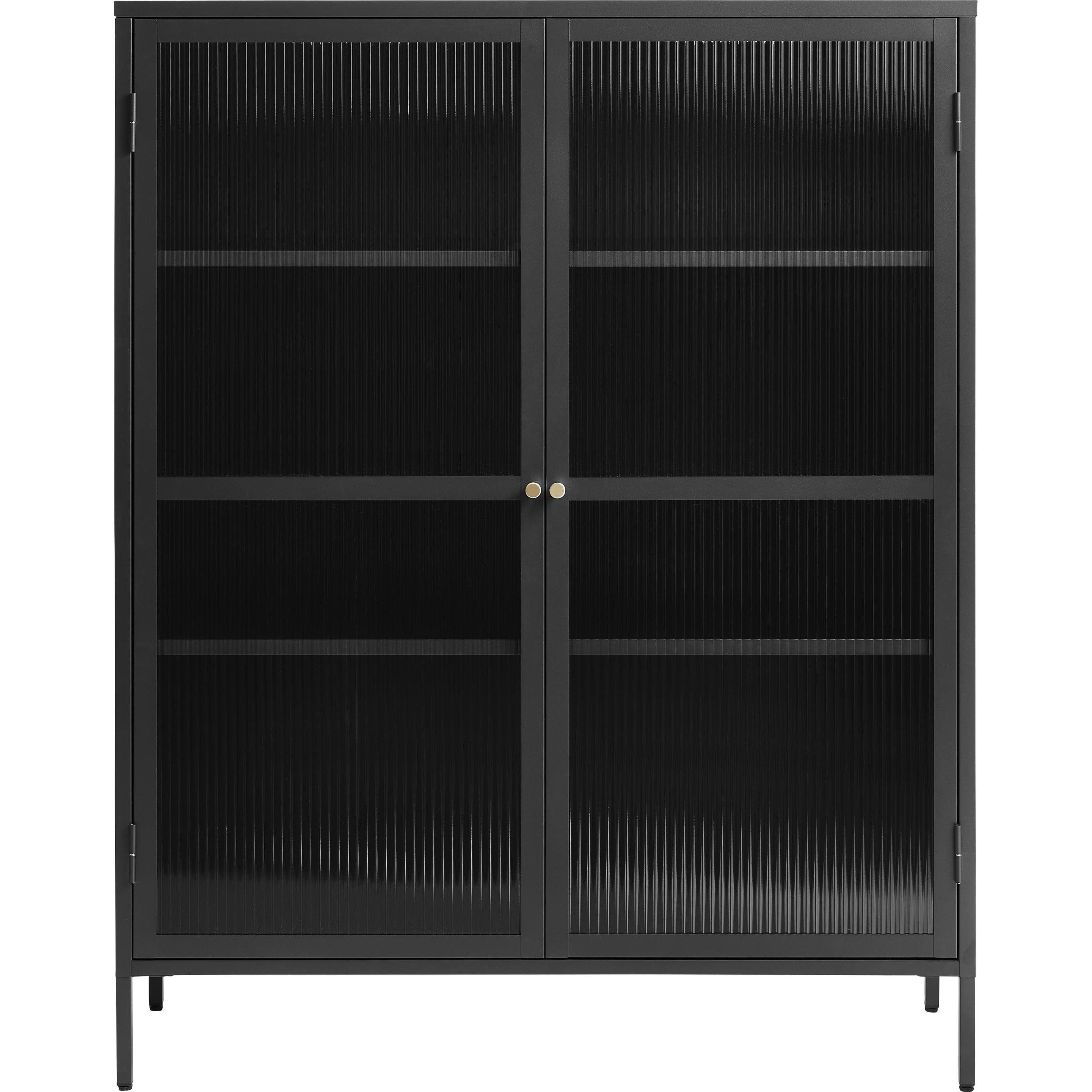 Nordic Touch, Vitrine + Buffetschrank, Borup (110 x 40 x 140 cm)