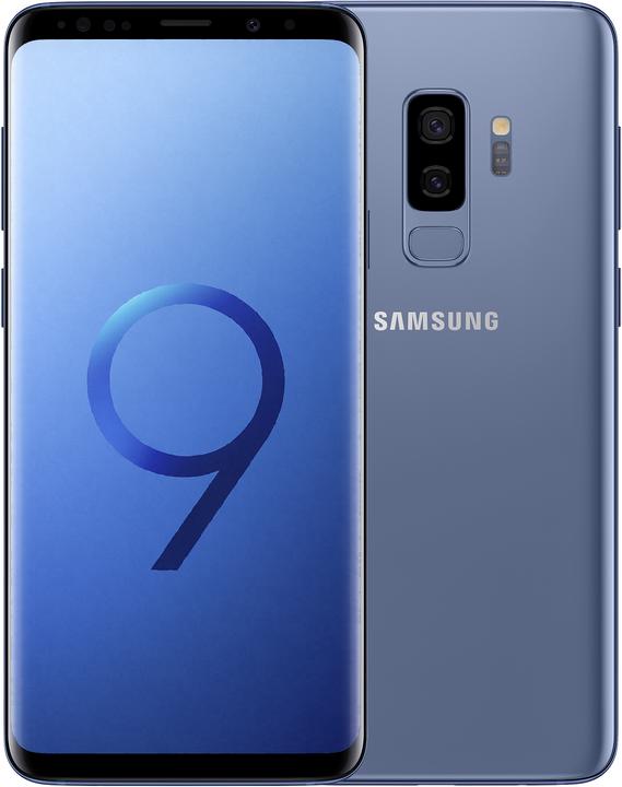 Samsung Galaxy S9+ (64 Go, Coral Blue, 6.20", Double SIM hybride, 12 Mpx, 4G)