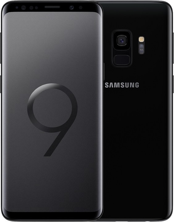 Samsung Galaxy S9 (256 GB, Midnight Black, 5.80", Hybrid Dual SIM, 12 Mpx, 4G)