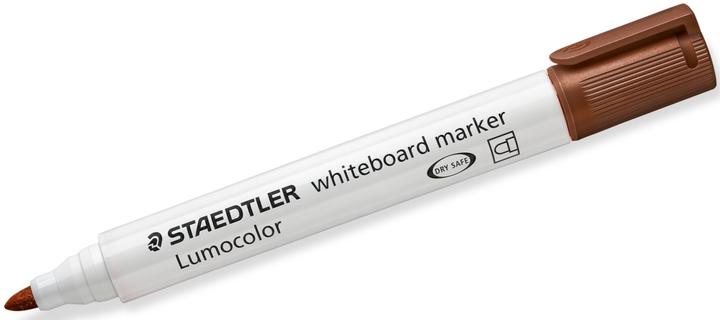 Image du produit Staedtler 351 Marqueur pour tableau blanc Lumoc brown (Marron, Argent, 2 mm, 1 x)