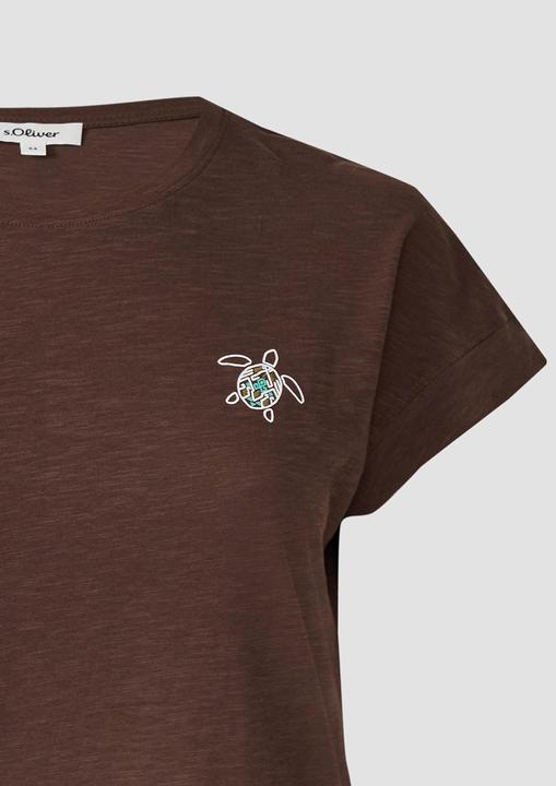 Produktbild S.Oliver T-Shirt T-Shirt im Relaxed Fit mit kleinem Artwork (46)