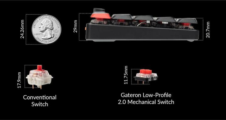 Actual product image Keychron K11 Pro (US, Cable, Wireless)