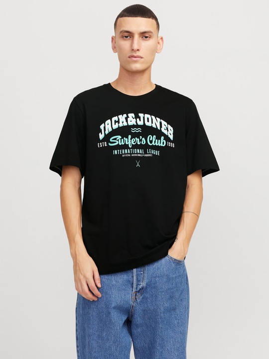 Actual product image Jack & Jones Jjelogo Tee Ss O-Neck 2 Col Ss25 Sn (L)