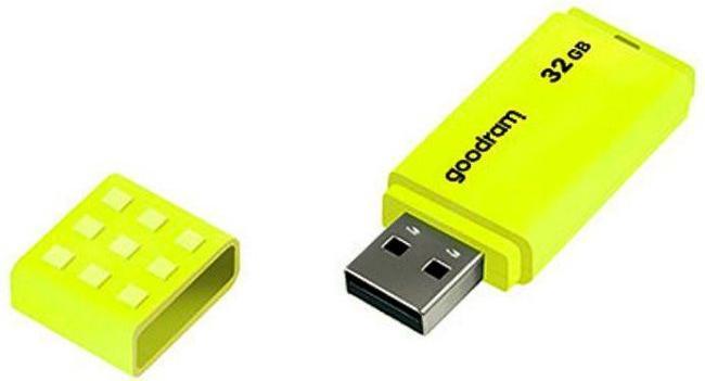 Produktbild Goodram UME2 UME2-0320Y0R11 Pendrive (32 GB, USB 2.0, gelb) (32 GB, USB-A)