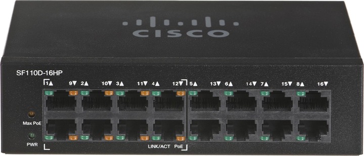 Produktbild Cisco SF110D-16HP: 16 Port Switch (16 Ports)