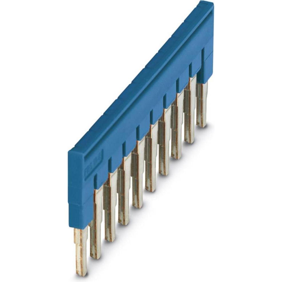Phoenix Contact Cross Connector/Jumper Pos 10 Blue, Cavo + Spina elettrica, Blu