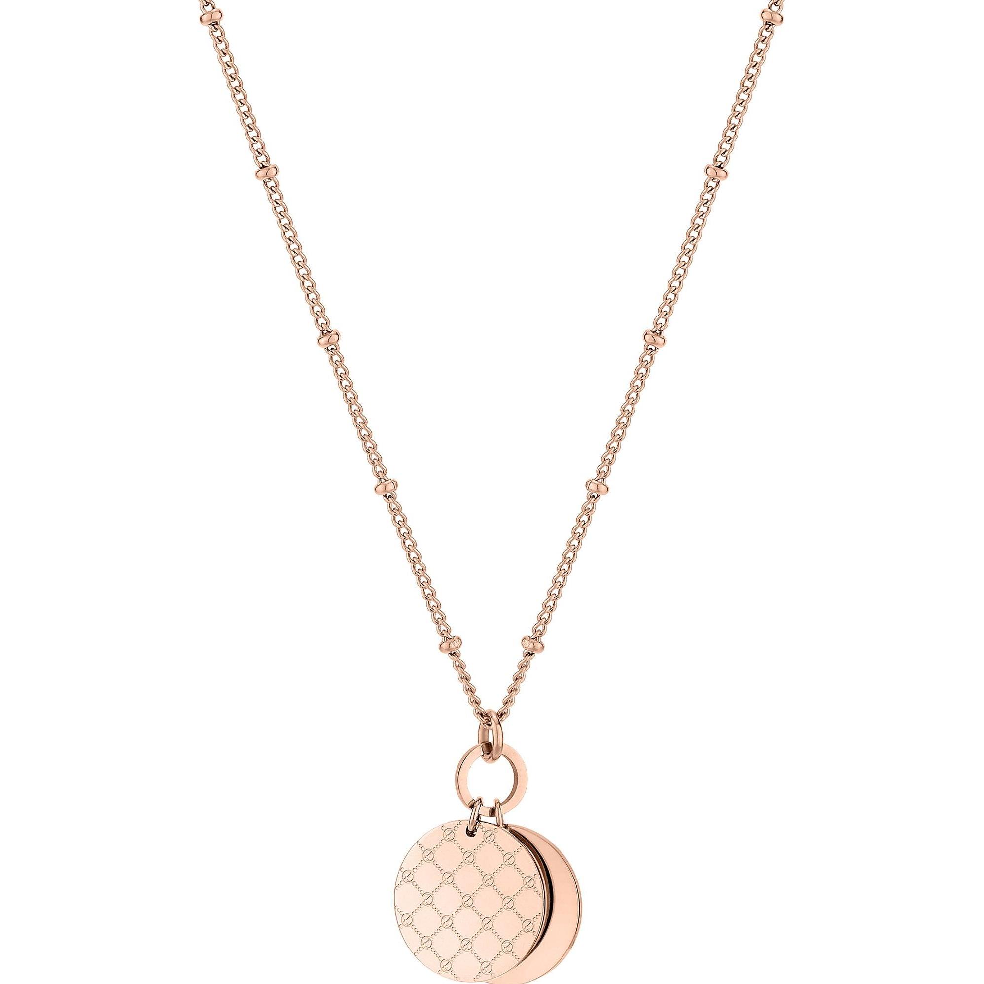 Tamaris, Halsschmuck, Stylish bronze necklace TJ-0048-N-45 (chain. pendants) (L), (Edelstahl, 40 cm)