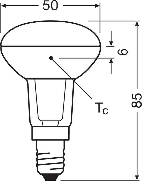 Immagine prodotto Osram Star R50 (E14, 4.30 W, 345 lm, 1 x, F)