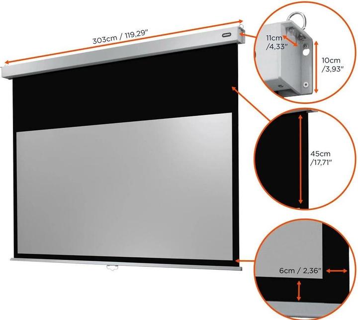 Actual product image Celexon Rollo Professional Plus (126", 16:9)