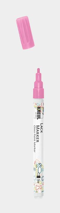 Produktbild Kreul Lackmarker "Gloss Paint Marker", fine, pink (1x)
