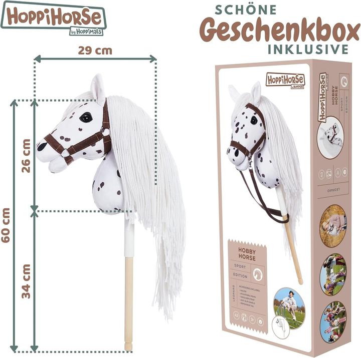 Produktbild Tootiny Steckenpferd HOPPIHORSE Hobby Horse A3 Leopard