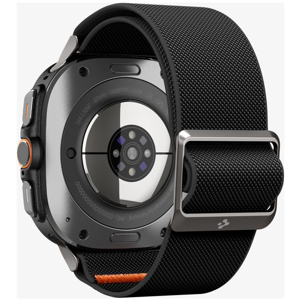 Spigen Fit Lite Sam Galaxy Watch Ultra 47mm czarny/black AMP08772, Uhrenarmband, Schwarz