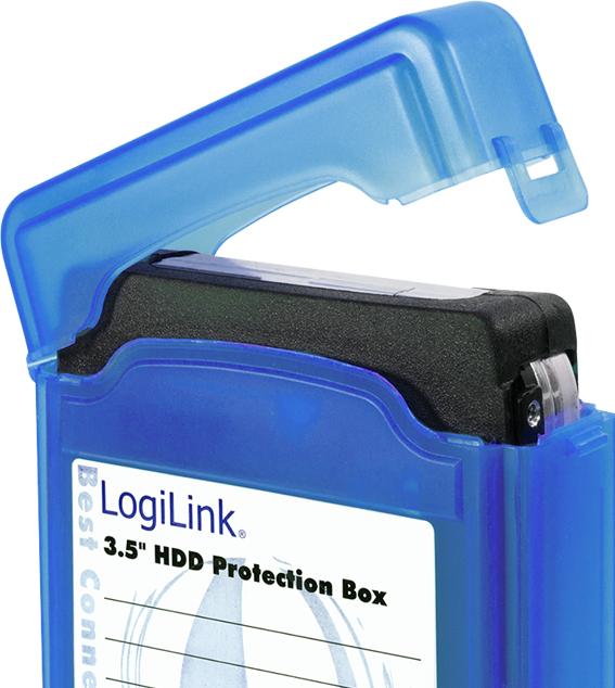 Immagine prodotto LogiLink Scatola HDD per dischi rigidi da 3,5", blu