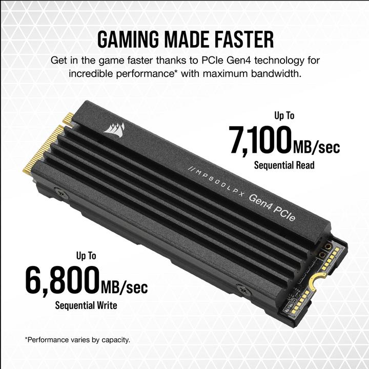 Produktbild Corsair MP600 Pro LPX (4000 GB, M.2 2280)