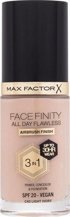 Produktbild Max Factor Podkład FACEFINITY All Day Flawless 3in1 nr C40 Light Ivory 30ml (C40 Light Ivory)