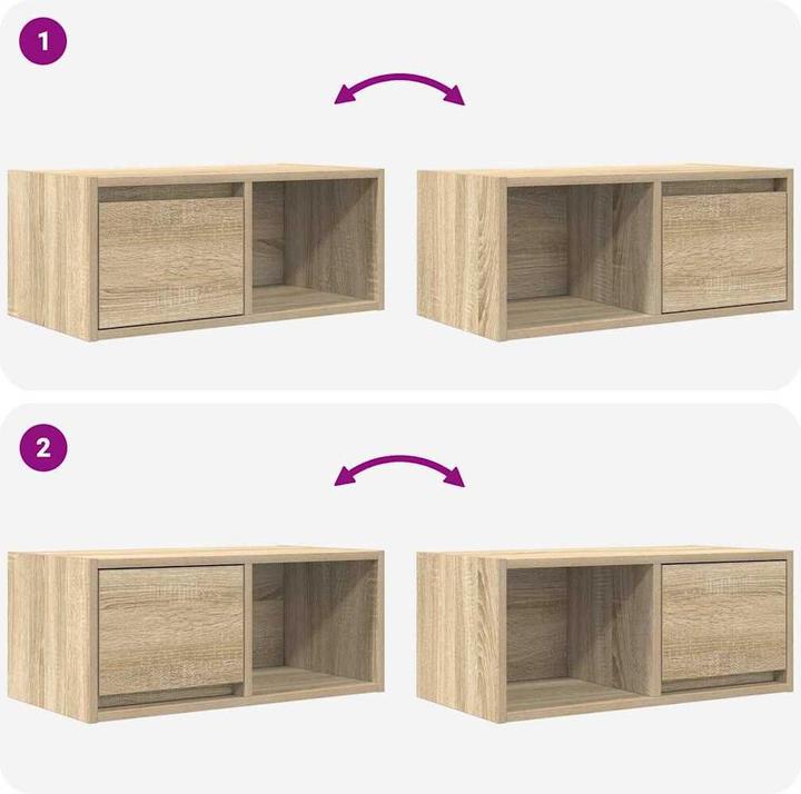 Actual product image vidaXL TV-Schrank (60 x 25.50 x 31 cm)