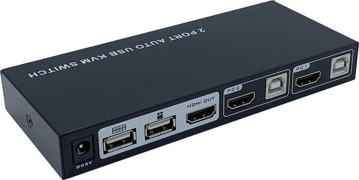 Immagine prodotto Aisens A111-0400 Switch tastiera/video/mouse (KVM) nero