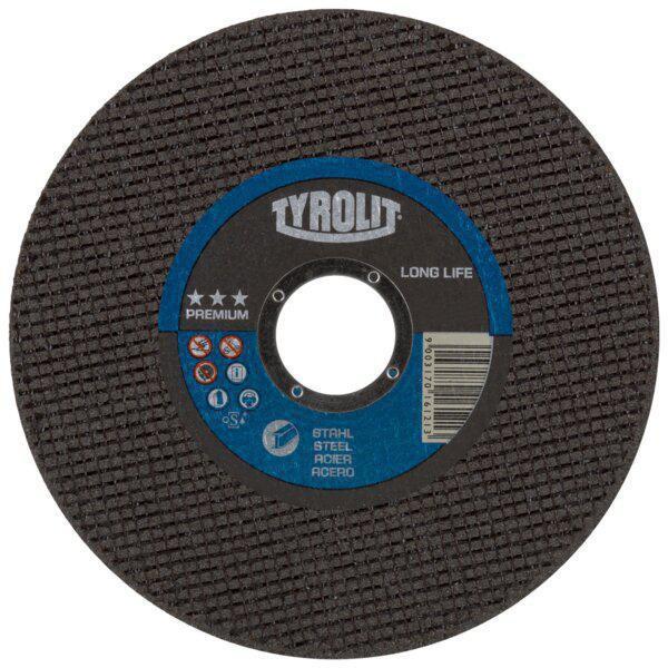 Tyrolit, Sägeblatt, Trennscheibe PREMIUM LONGLIFE 125x2x22,23mm gerade Bohrung 22,23 mm