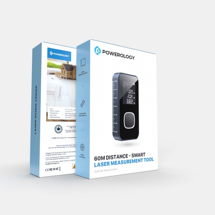 Produktbild Powerology 60M Powerful Laser Rangefinder (60 m)