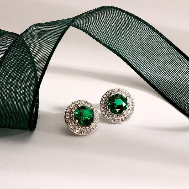 Produktbild Morellato Dazzling Silver Earrings With Green Zircon Tesori Saiw275 (Silber 925)