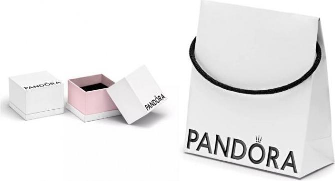 Image du produit Pandora Charm clip pierres et émail (Acier inoxydable, Plaqué or)