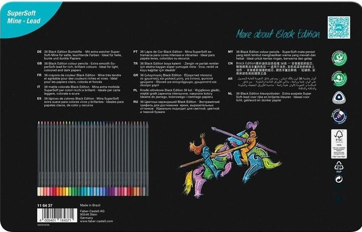 Image du produit Faber-Castell Édition noire (Multicolore, Noir, 36 x)