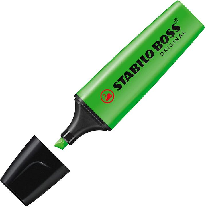 Image du produit STABILO Surligneurs - BOSS ORIGINAL - Pack de 2 - jaune, vert (Jaune, Vert, 5 mm, 2 x)