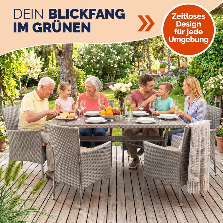 Produktbild Casaria Polyrattan Gartenstühle