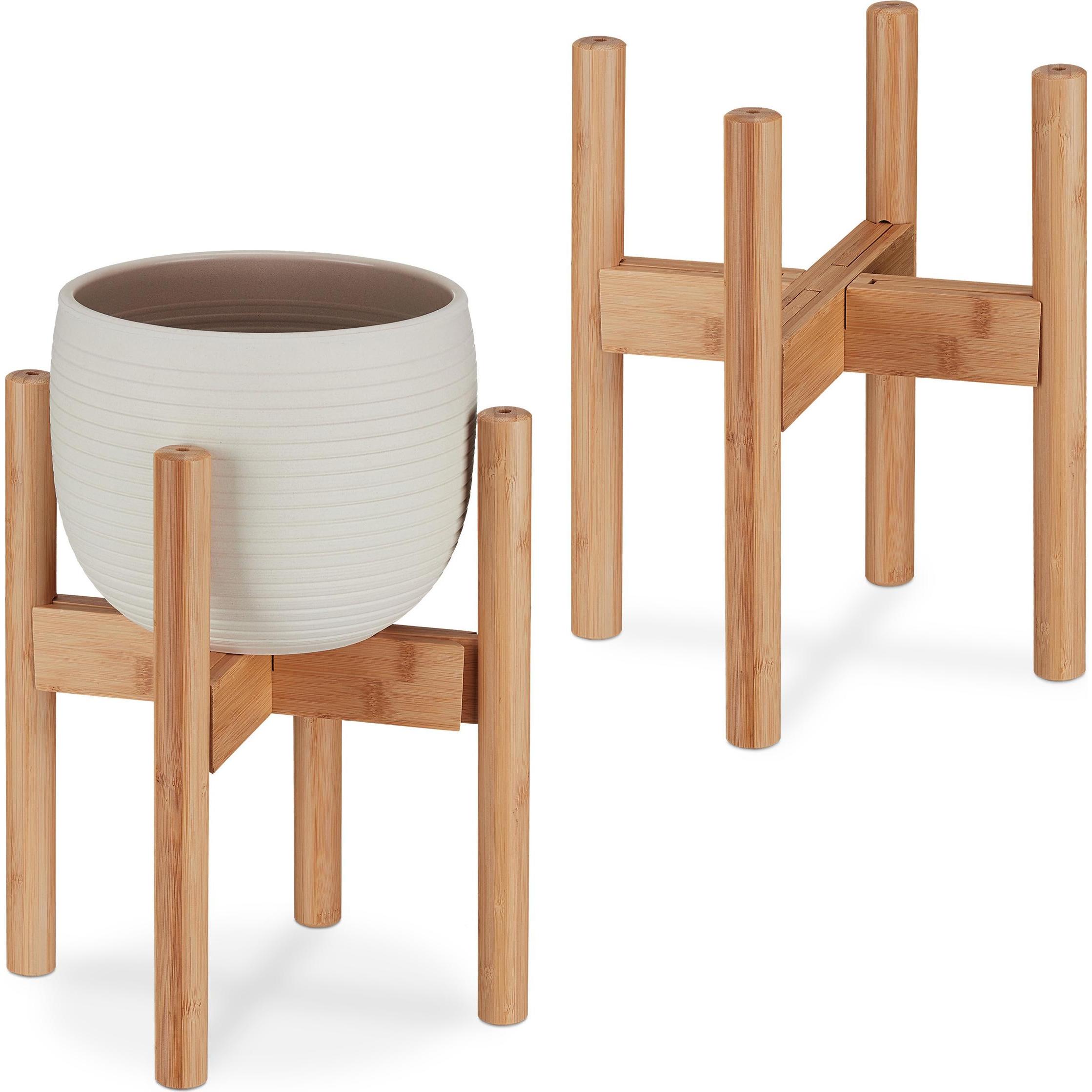 Relaxdays, Pflanzenständer + Blumentreppe, Pflanzenständer