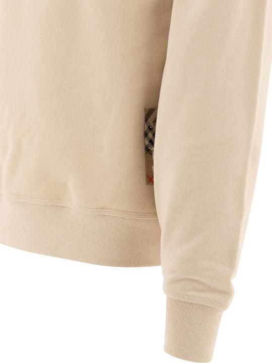Produktbild Burberry Crew neck sweatshirt with Check detail (M)