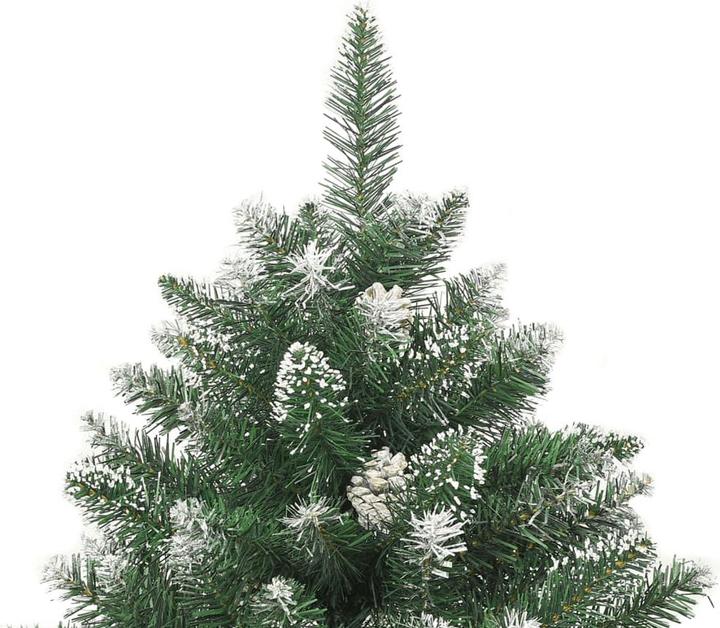 Actual product image vidaXL Künstlicher Weihnachtsbaum Tannenbaum Christbaum Kunstbaum 300 LEDs 240cm (240 cm)